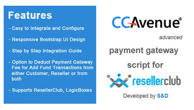ResellerClub CCAvenue Payment Gateway PHP Script