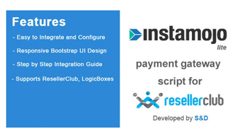 ResellerClub Instamojo Payment Gateway PHP Script (LITE Version) Thumbnail