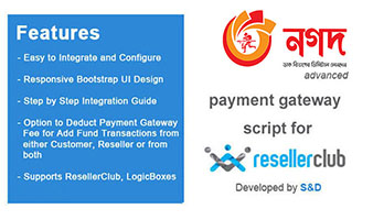 ResellerClub Nagad Payment Gateway PHP Script Thumbnail