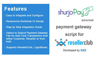 ResellerClub ShurjoPay Payment Gateway PHP Script Thumbnail
